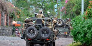 Military troops arrive in Goma, eastern DRC 