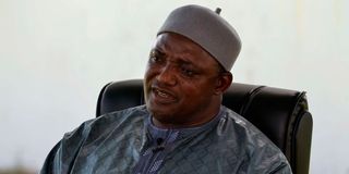 Gambian President Adama Barrow