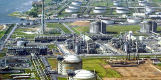 Shell oil and gas terminal Niger Delta