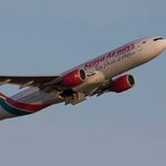 A Kenya Airways plane