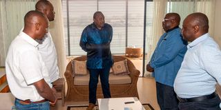 Kenya's former president Uhuru Kenyatta 