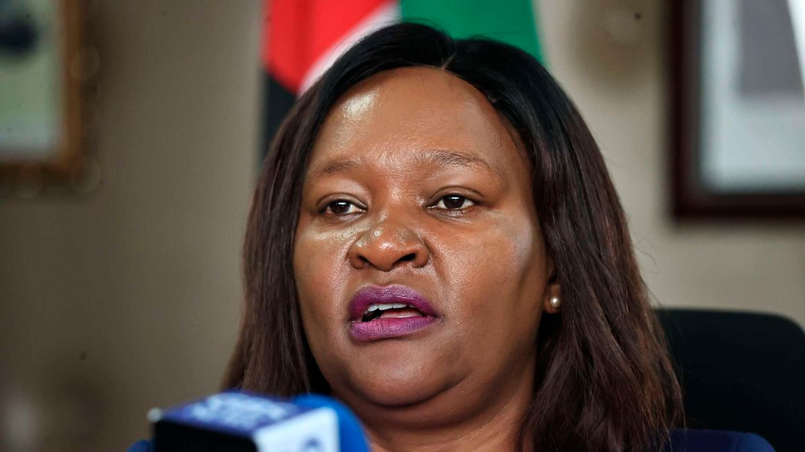 Kenya's Kenya’s Cabinet Secretary for East African Community Rebecca Miano 