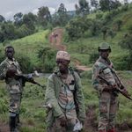 APCLS militia patrol Kitshanga in eastern DRC
