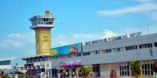 Abeid Amani Karume International Airport in Zanzibar. 