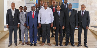 Uhuru Kenyatta, facilitator of the EAC-led Nairobi Process