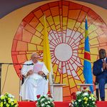 Pope Francis, who arrived in the DR Congo on January 31, 2023