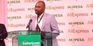 Safaricom's acting Chief Financial Services Officer Boniface Mungania 