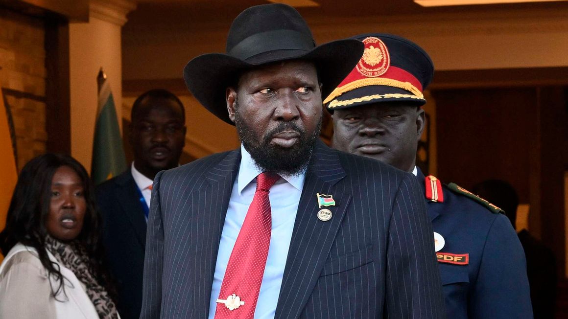 South Sudanese President Salva Kiir.