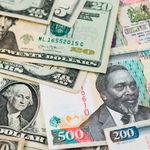 US dollar and Kenyan currency