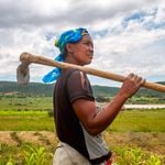 A woman heading to her farm Lubango in Angola.