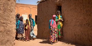 Pupils in Sakoira school in Tillaberi region, Niger 