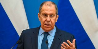 Russian Foreign Minister Sergey Lavrov