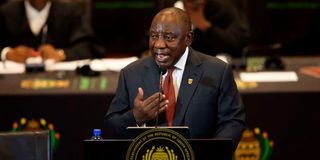 South African President Cyril Ramaphosa