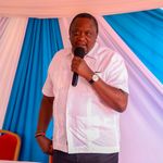 Former Kenyan president Uhuru Kenyatta.