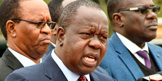 Kenya’s former powerful Interior minister Fred Matiang’i