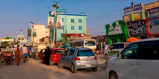 A street in Hargeisa, Somaliland