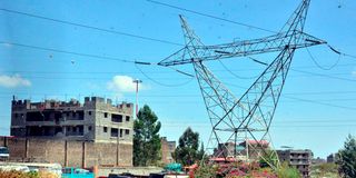 Kenya power transmission lines