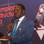Former Kenyan prime minister Raila Odinga