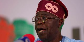 All Progressives Congress party candidate Bola Tinubu