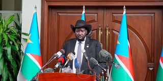 South Sudan President Salva Kiir.