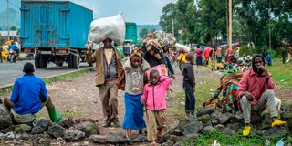 Internally displaced people in Goma, DRC