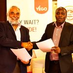 Yego CEO Karan Vir Singh and Digital Taxis Association Chairman David Muteru 