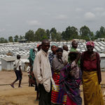 Displaced Congolese at Kigonze IDP camp in Ituri