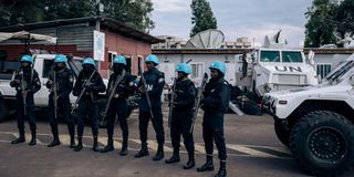 Senegalese peacekeepers serving under Monusco 