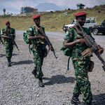 Burundian troops arrive at Goma airport