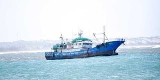 Chinese fishing boats