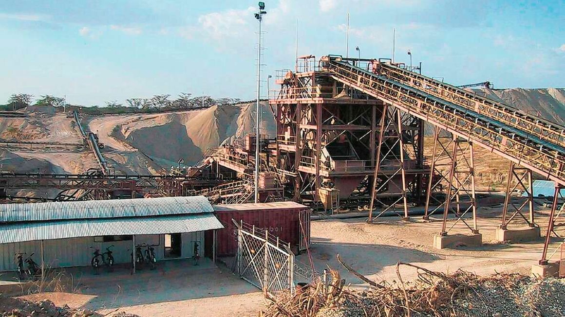 A mining site in Tanzania