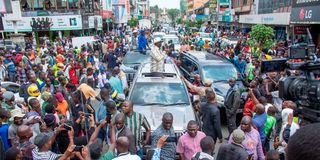 Kenya’s opposition leader Raila Odinga 