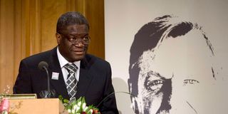 Nobel prize-winning gynaecologist Denis Mukwege
