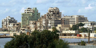 A view of Benghazi, Libya