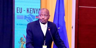 Kenya's Trade Minister Moses Kuria