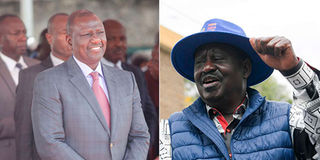  President William Ruto and raila Odinga