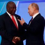  Presidents Cyril Ramaphosa and Vladimir Putin 