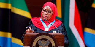 Tanzania's President Samia Suluhu