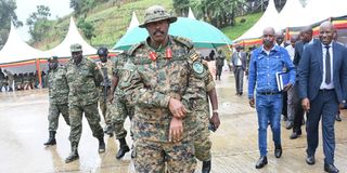 Commander of Ugndan Land Forces Lt Gen Kayanja Muhanga