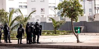 Senegalese police