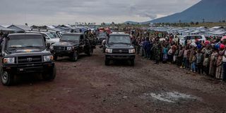 Bushangara IDP camp in north Goma