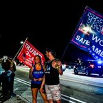 Supporters of former US President Donald Trump