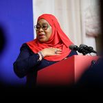 Tanzanian President Samia Suluhu