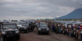 Bushangara IDP camp in north Goma