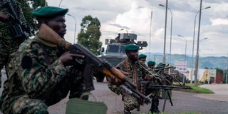 Ugandan soldier,