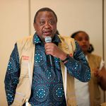 former Kenyan president Uhuru Kenyatta