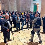Palestinians confront Israeli security forces
