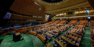 UN general assembly hall