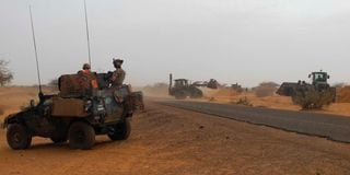 counter-terrorism soldiers on patrol in Sahel region 