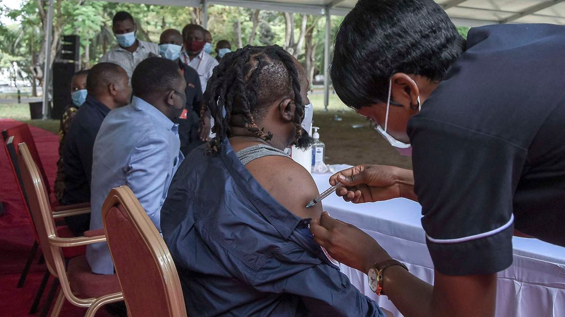 Covid vaccination in Tanzania